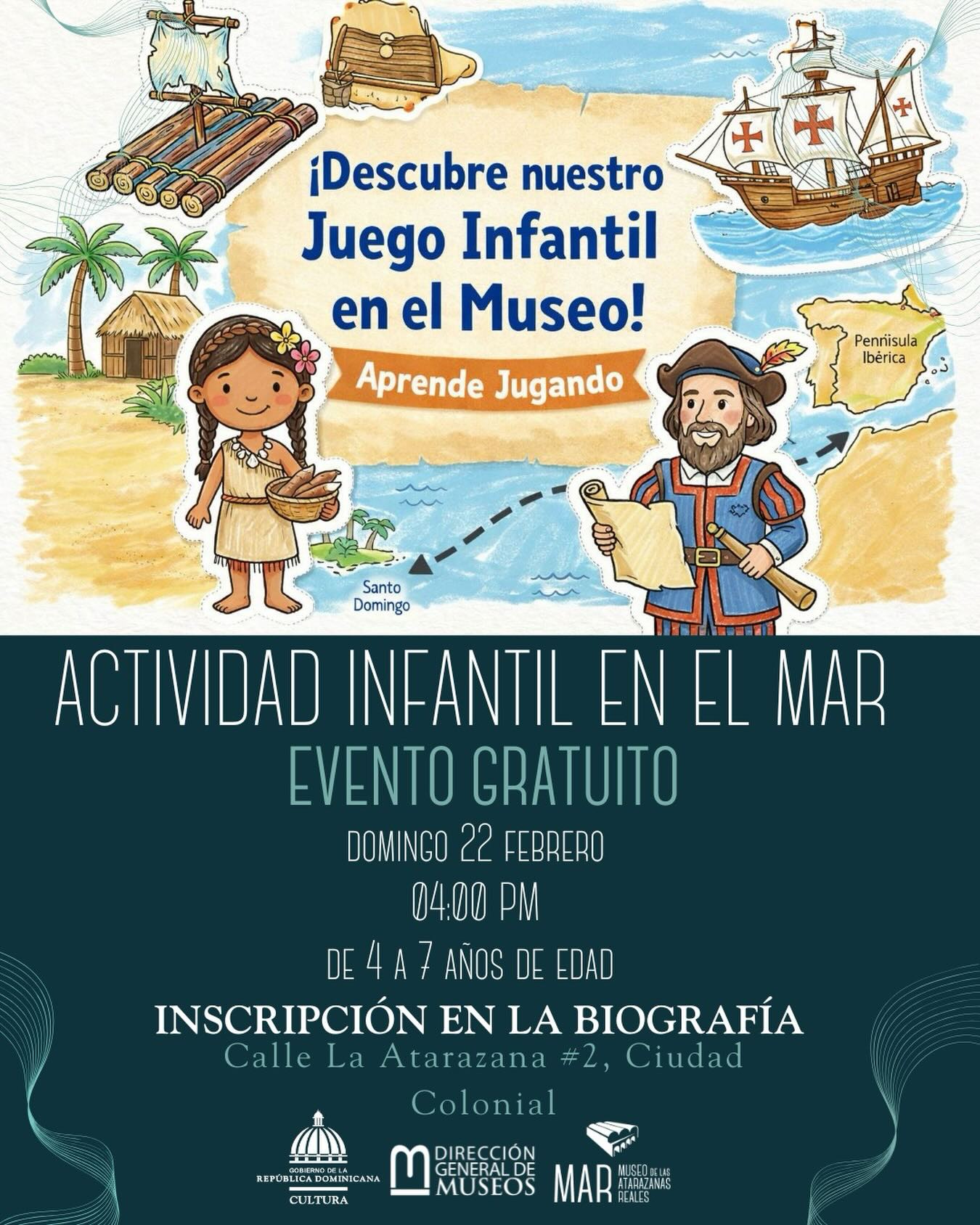 Actividad Infantil en el MAR – Juego Infantil en el Museo.