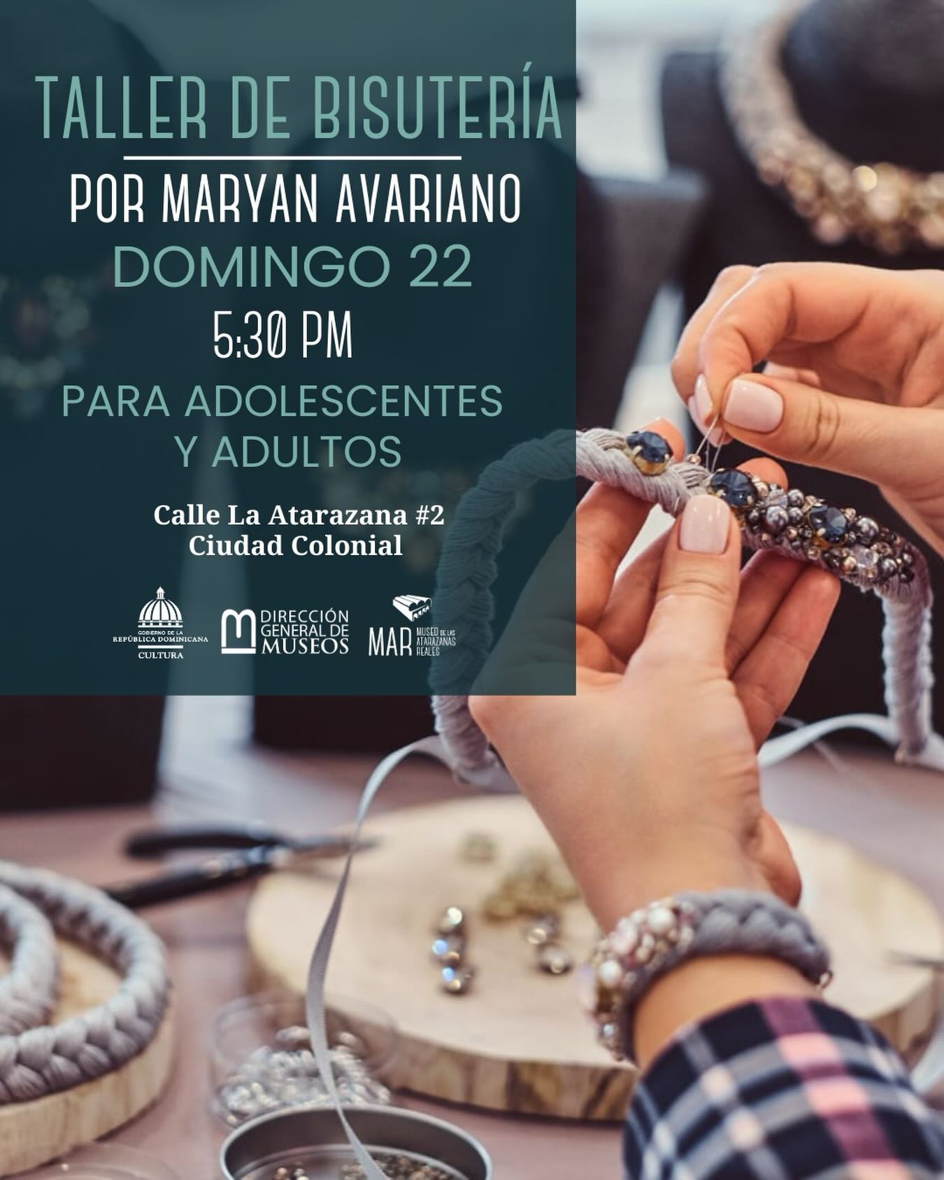 Taller de Bisutería impartido por Maryan Avariano.