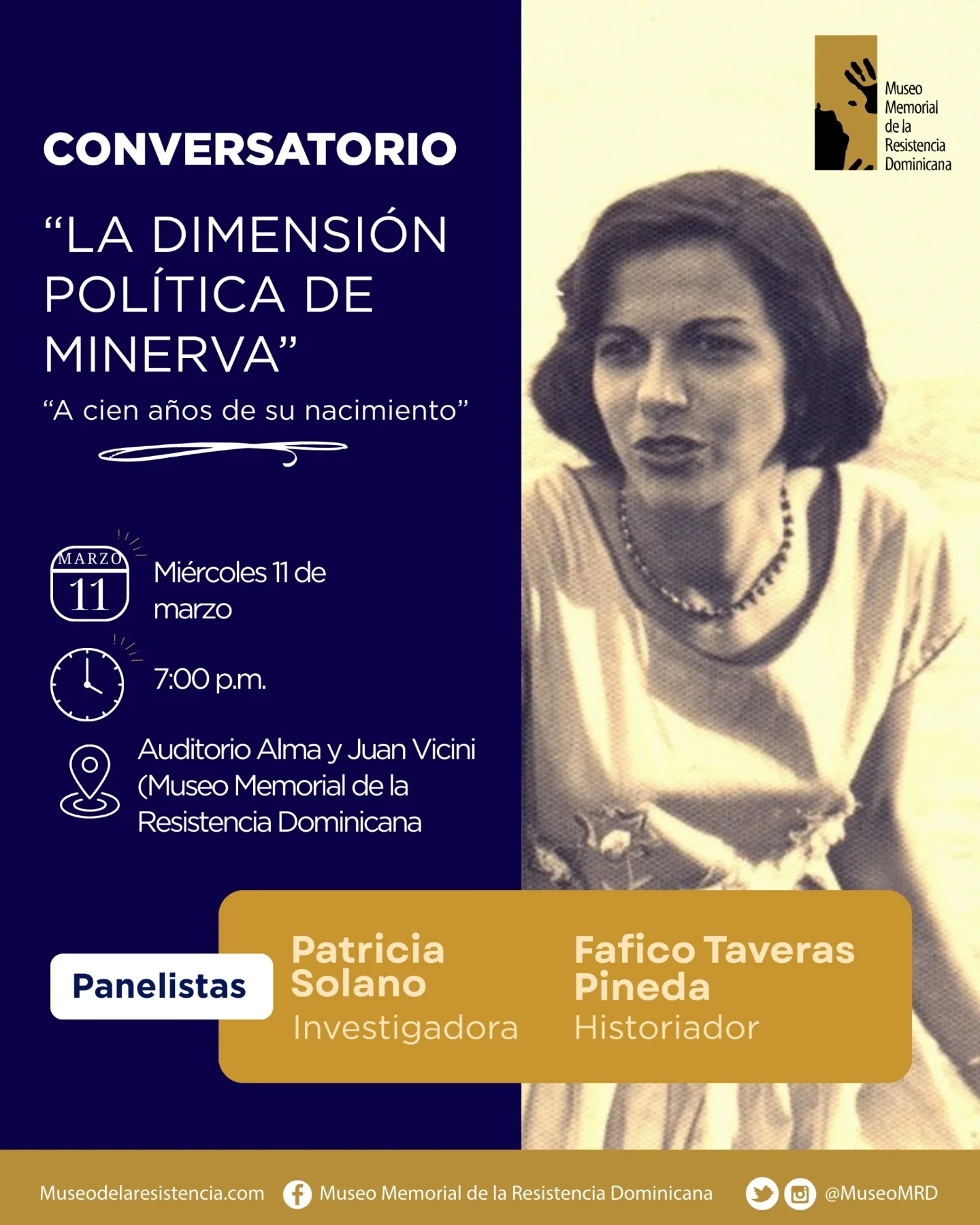 Conversatorio: “La dimensión política de Minerva”