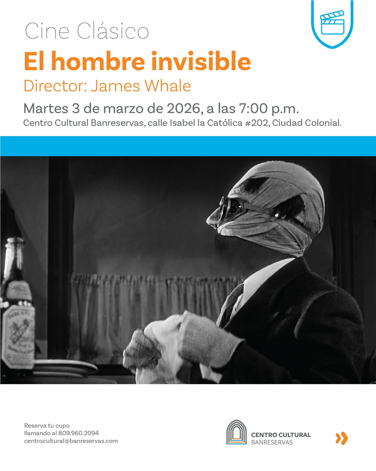 Cine Clásico: El hombre invisible (1933)