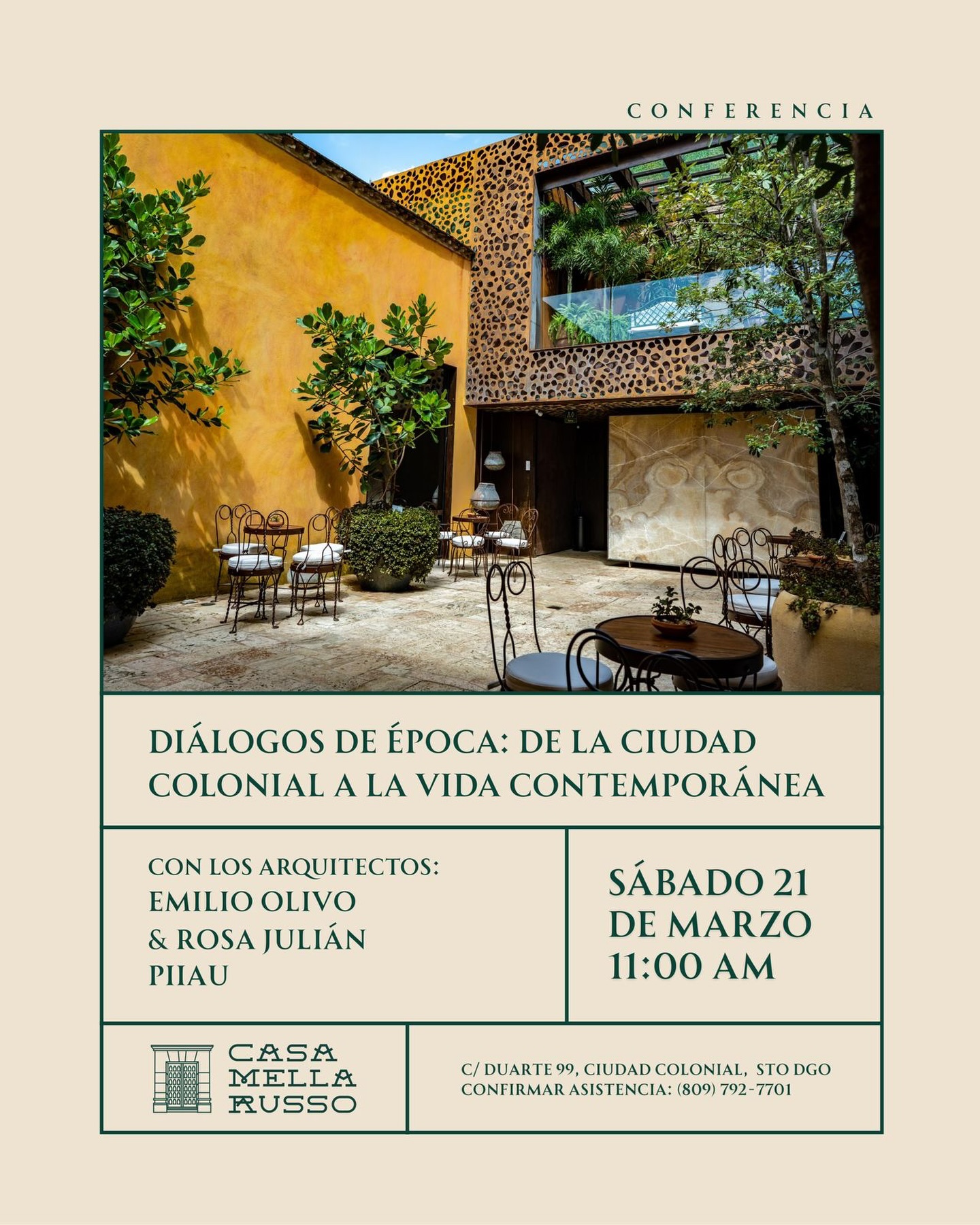 Diálogos de época: De la Ciudad Colonial a la vida contemporánea