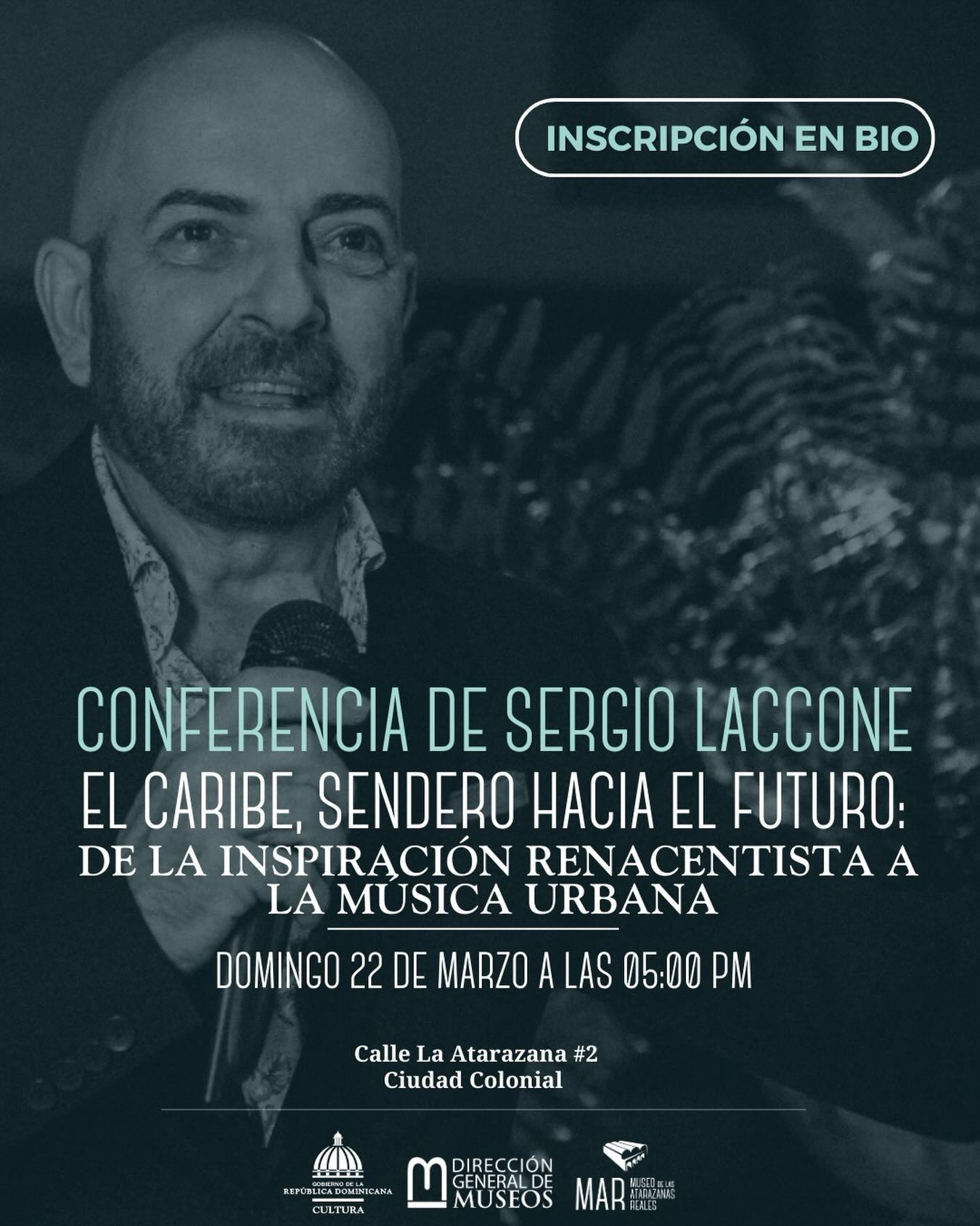 Conferencia de Sergio Laccone – El Caribe, sendero hacia el futuro: de la inspiración renacentista a la música urbana.