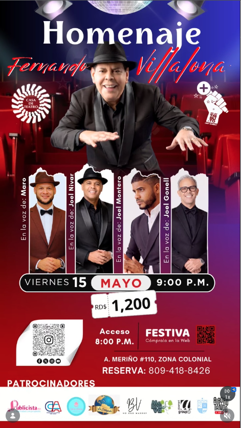 Homenaje a Fernando Villalona