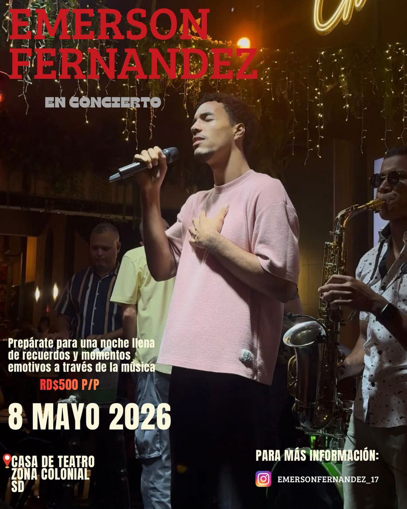 EMERSON FERNANDEZ EN CONCIERTO