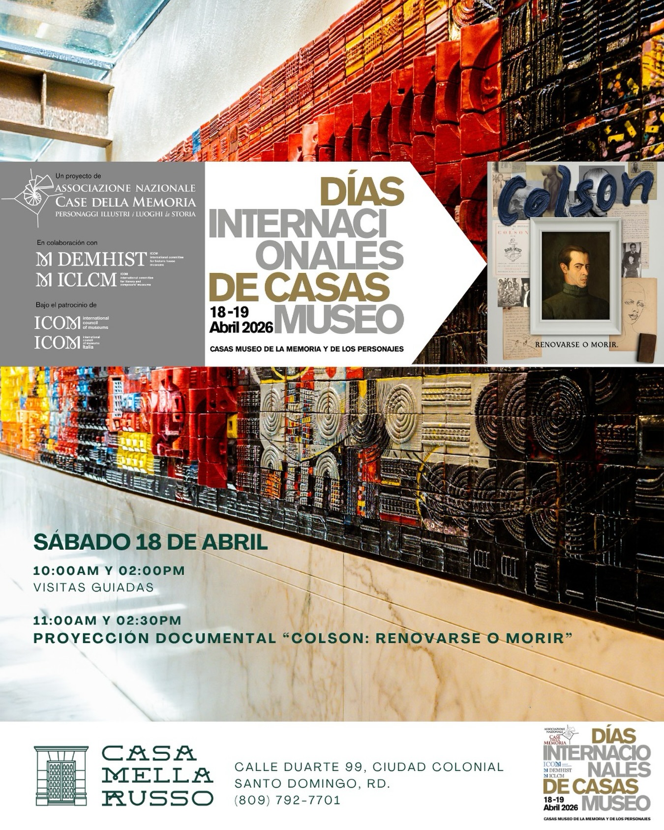 Días Internacionales de Casas Museo 2026