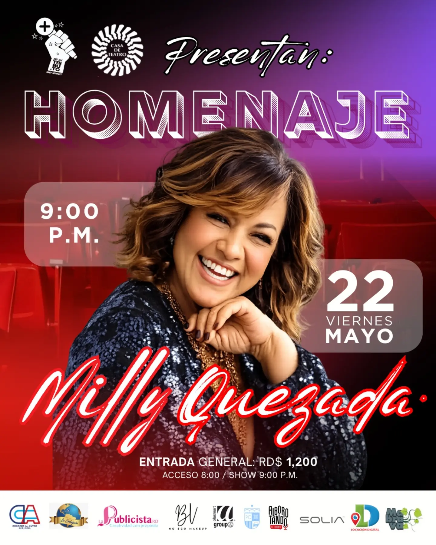 HOMENAJE A: Milly Quezada