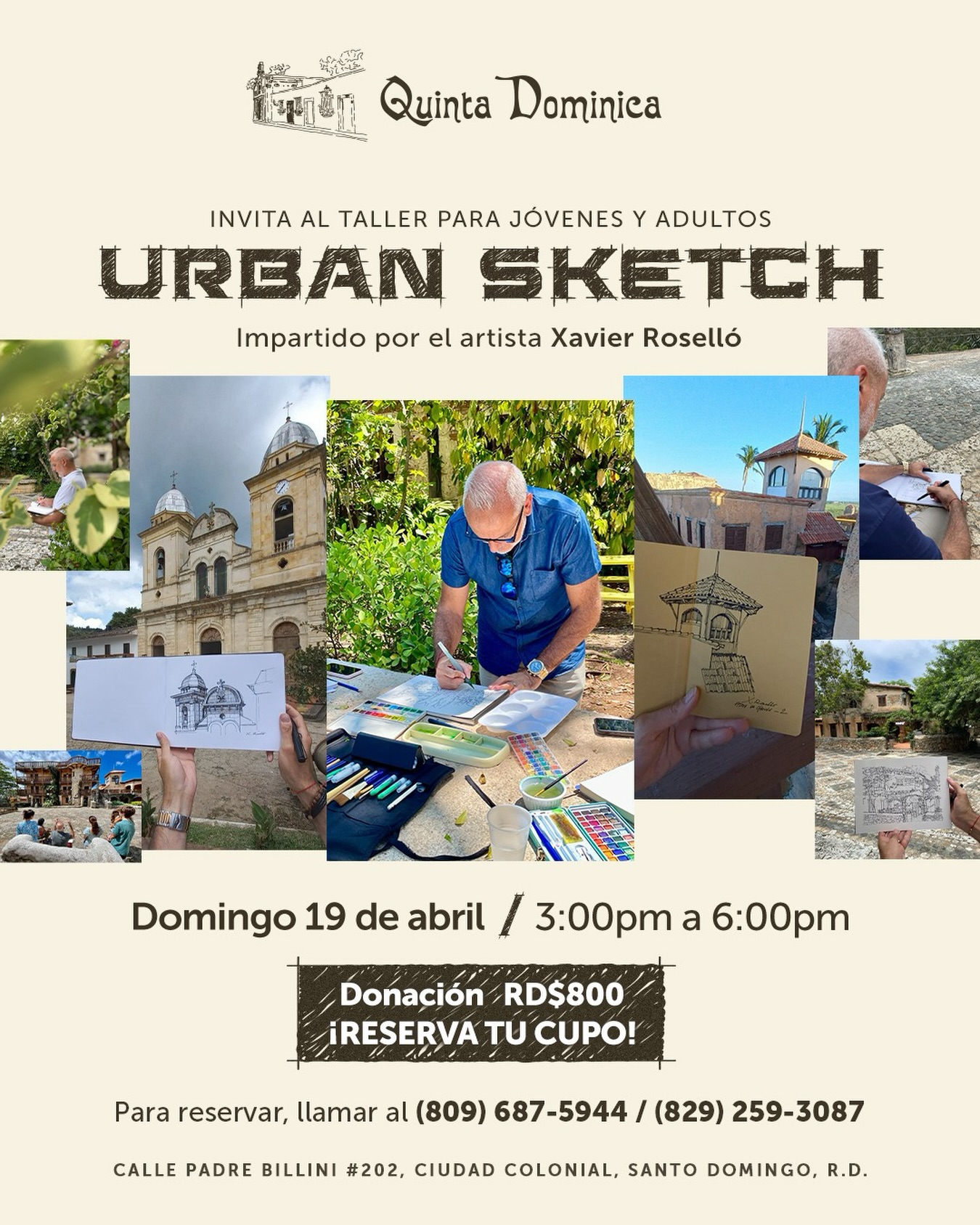 Urban Sketch (Taller para jóvenes y adultos)