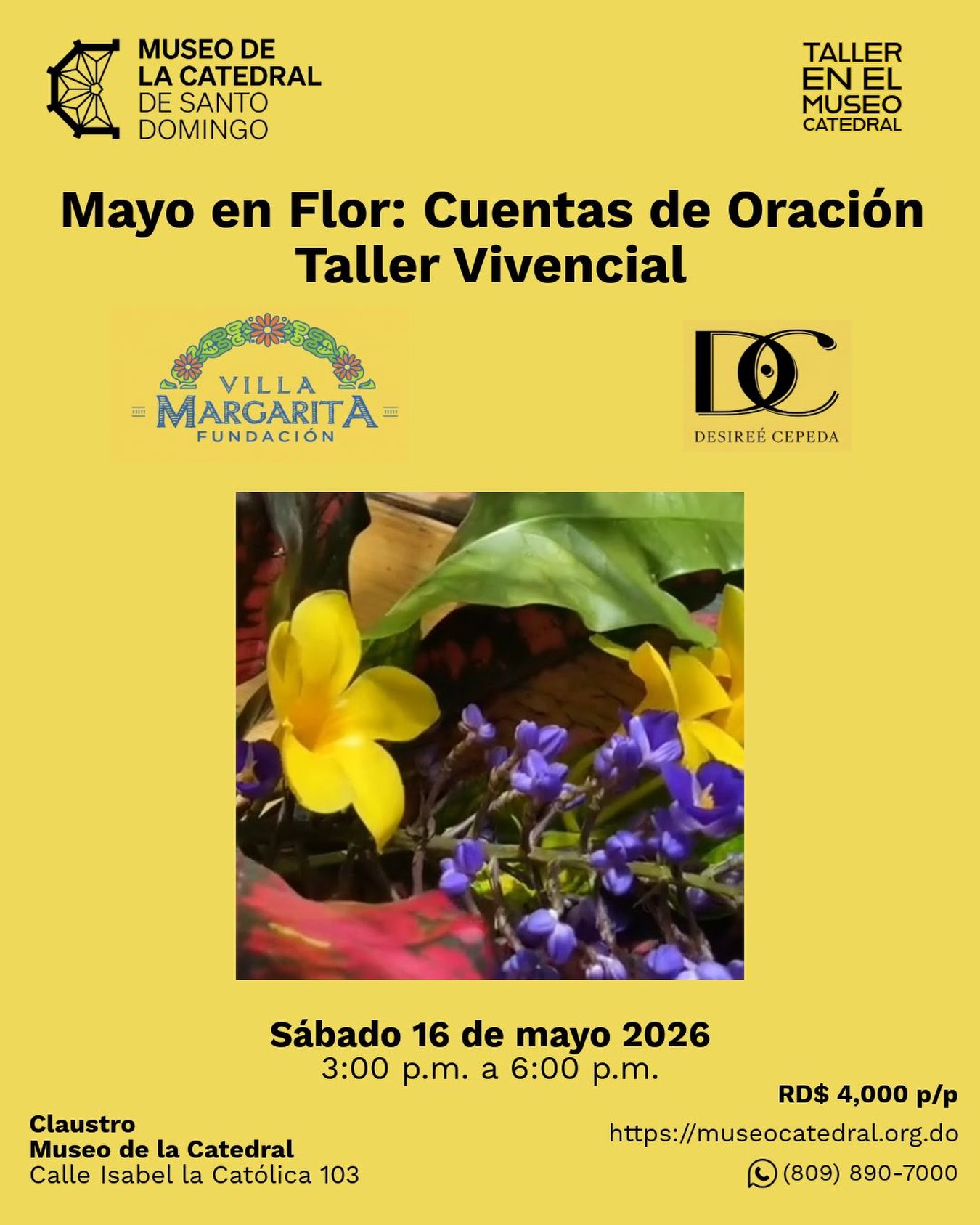 Mayo en Flor: Cuentas de Oración – Taller Vivencial